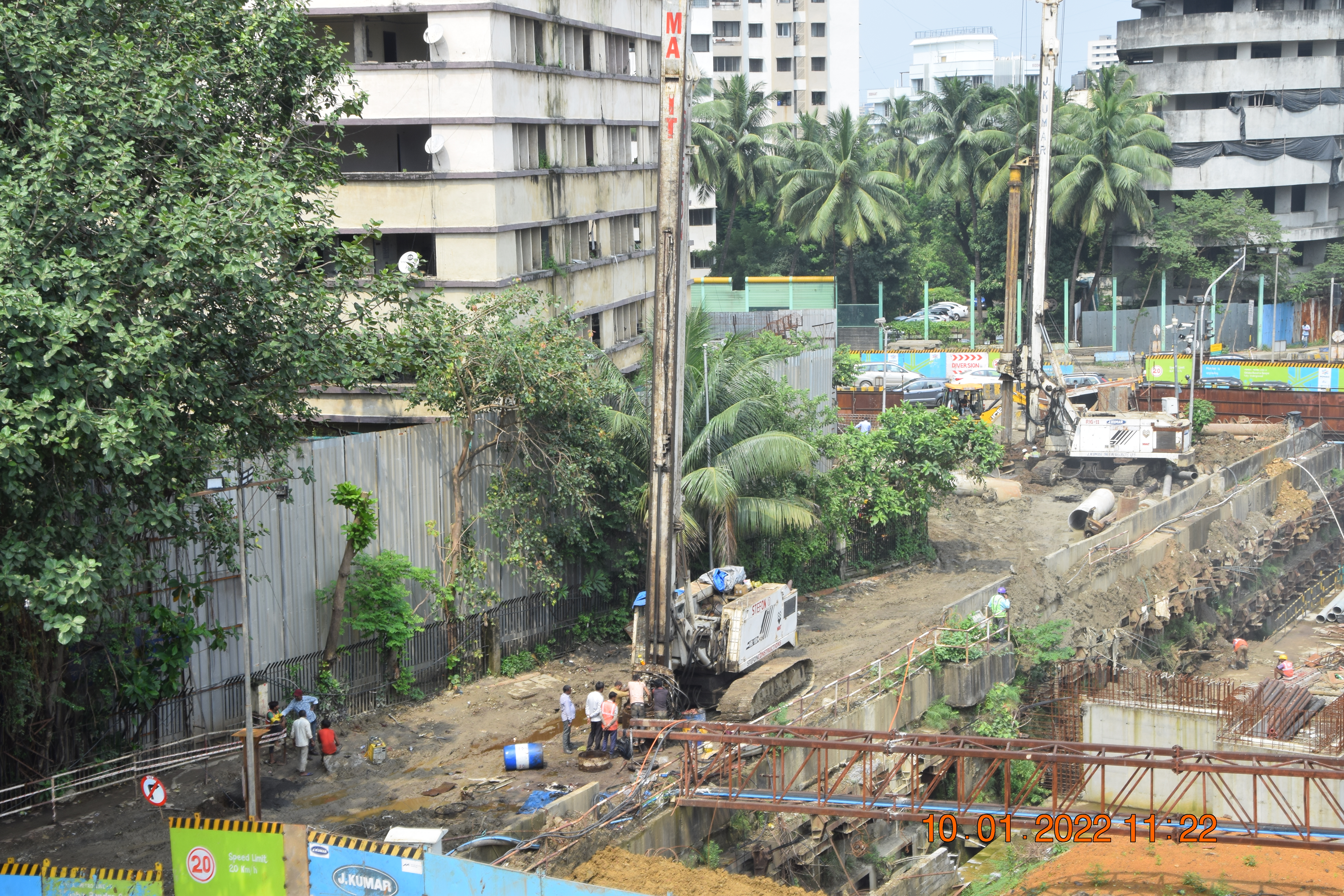 BKC EE piling work